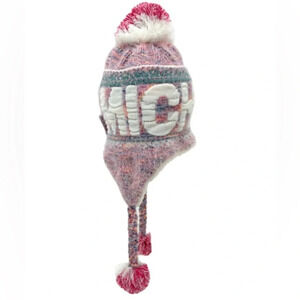 NWT Robin Ruth MICHIGAN FUZZY POM POM‎ HAT